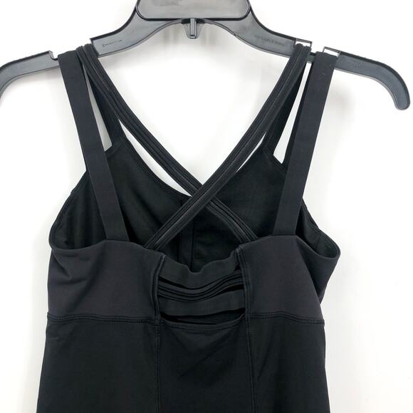 LULULEMON Women's Happy Strappy Tank Size 6 Black Stretch Yoga Lightweight - Picture 9 of 11